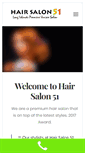 Mobile Screenshot of hairsalon51.com